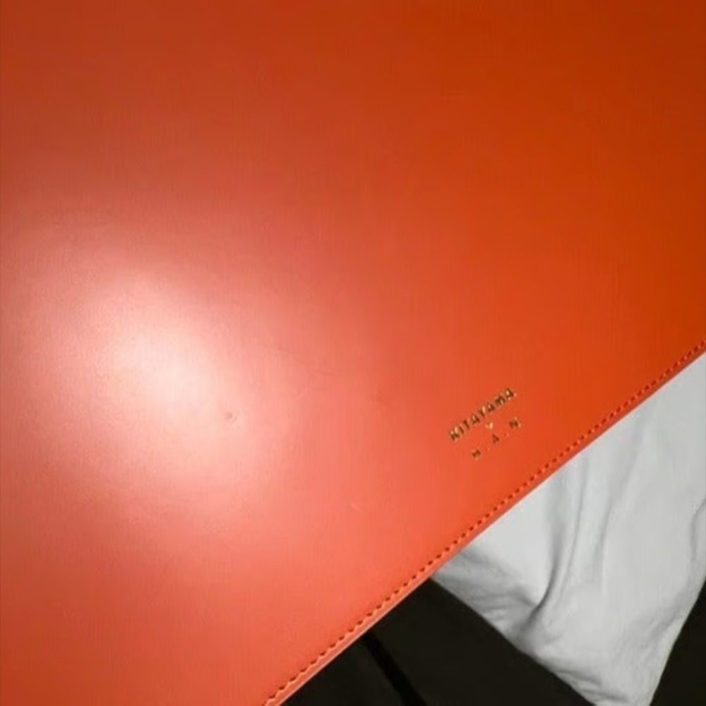 Kitayama | Orange Large Trition Purse - Picture 8 of 9